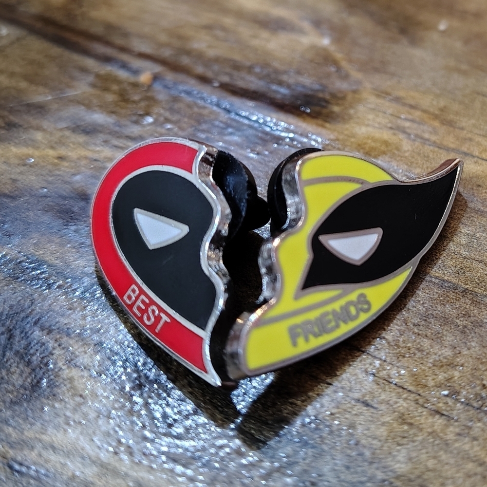 Marvel Studios Deadpool & Wolverine "Best Friends" 2-Piece Enamel Pin Set